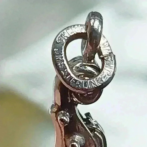 JMS 3D Sterling Violin Cello Charm Pendant - Picture 4 of 4